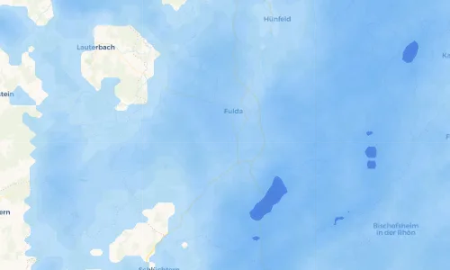 Regenradar Vorschaubild - Aktuelle Niederschläge in Johannesberg und Umgebung