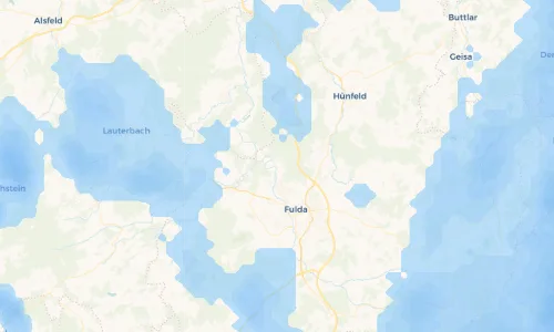 Regenradar Vorschaubild - Aktuelle Niederschläge in Kämmerzell und Umgebung