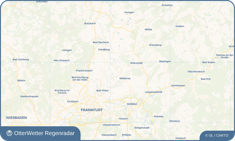 OtterWetter Regenradar-Widget Kaichen