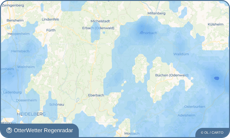 OtterWetter Regenradar-Widget Kailbach