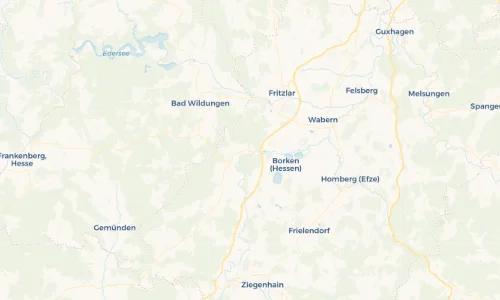 Regenradar Vorschaubild - Aktuelle Niederschläge in Kerstenhausen und Umgebung