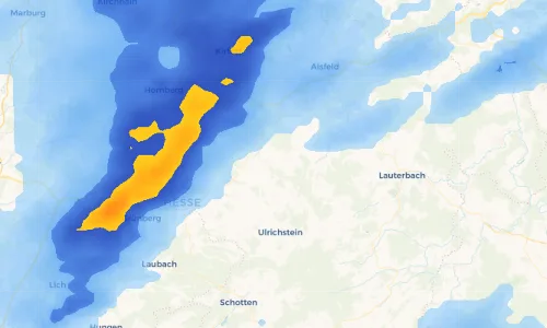 Regenradar Vorschaubild - Aktuelle Niederschläge in Kestrich und Umgebung