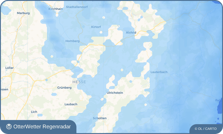 Widget-Vorschau für Kestrich Wetter-Widget-Vorschau mit Vorhersagedaten für Kestrich