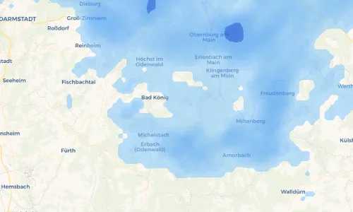 Regenradar Vorschaubild - Aktuelle Niederschläge in Kimbach und Umgebung