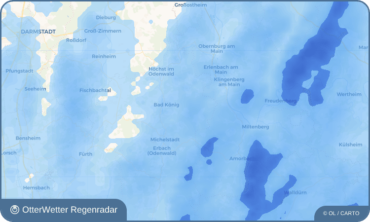 Widget-Vorschau für Kimbach Wetter-Widget-Vorschau mit Vorhersagedaten für Kimbach