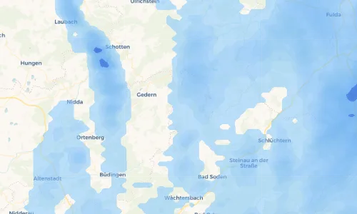 Regenradar Vorschaubild - Aktuelle Niederschläge in Kirchbracht und Umgebung
