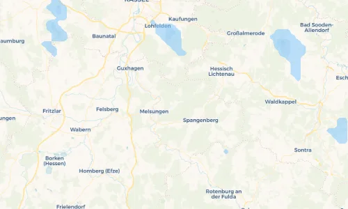 Regenradar Vorschaubild - Aktuelle Niederschläge in Kirchhof und Umgebung