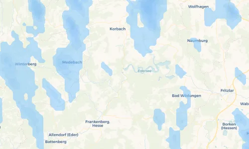 Regenradar Vorschaubild - Aktuelle Niederschläge in Kirchlotheim und Umgebung