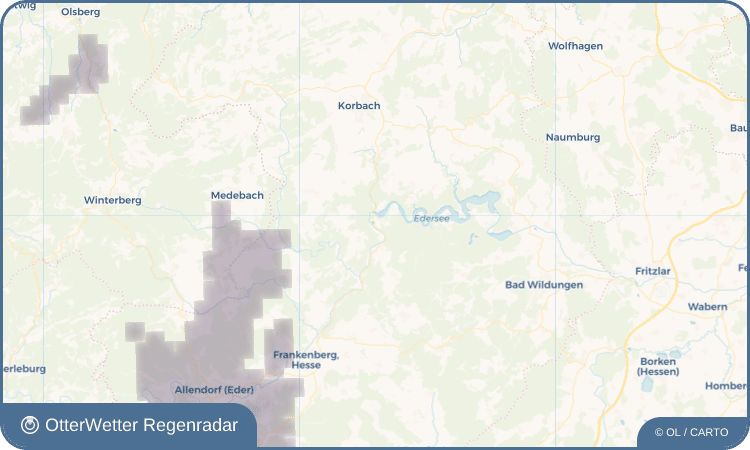 OtterWetter Regenradar-Widget Kirchlotheim