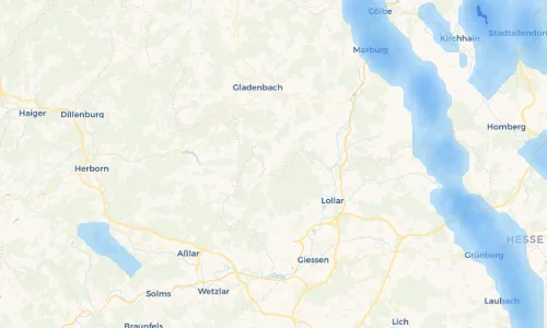 Regenradar Vorschaubild - Aktuelle Niederschläge in Kirchvers und Umgebung