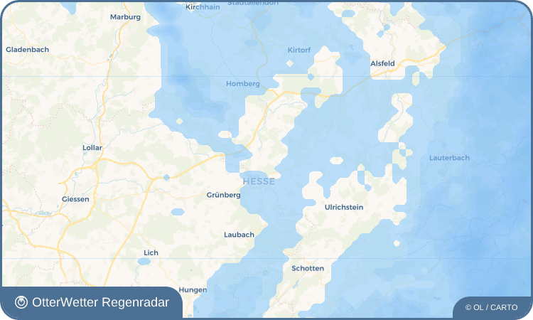 Widget-Vorschau für Kirschgarten Wetter-Widget-Vorschau mit Vorhersagedaten für Kirschgarten