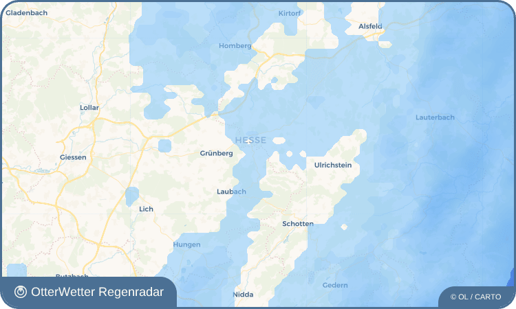 OtterWetter Regenradar-Widget Klein-Eichen