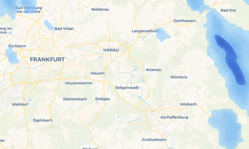 Regenradar Vorschaubild - Aktuelle Niederschläge in Klein-Krotzenburg und Umgebung
