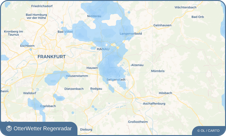 Wetter-Widget-Vorschau mit Vorhersagedaten für Klein-Krotzenburg