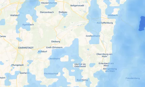 Regenradar Vorschaubild - Aktuelle Niederschläge in Klein-Umstadt und Umgebung