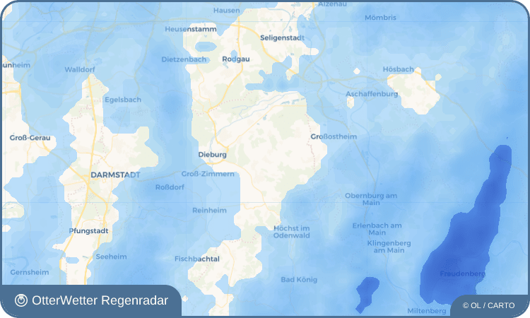 Widget-Vorschau für Klein-Umstadt Wetter-Widget-Vorschau mit Vorhersagedaten für Klein-Umstadt