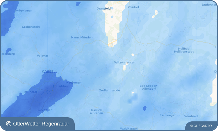 OtterWetter Regenradar-Widget Kleinalmerode