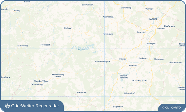 OtterWetter Regenradar-Widget Kleinern