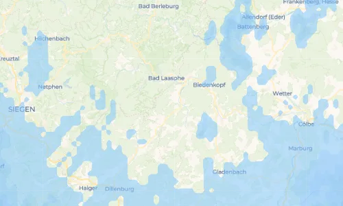 Regenradar Vorschaubild - Aktuelle Niederschläge in Kleingladenbach und Umgebung