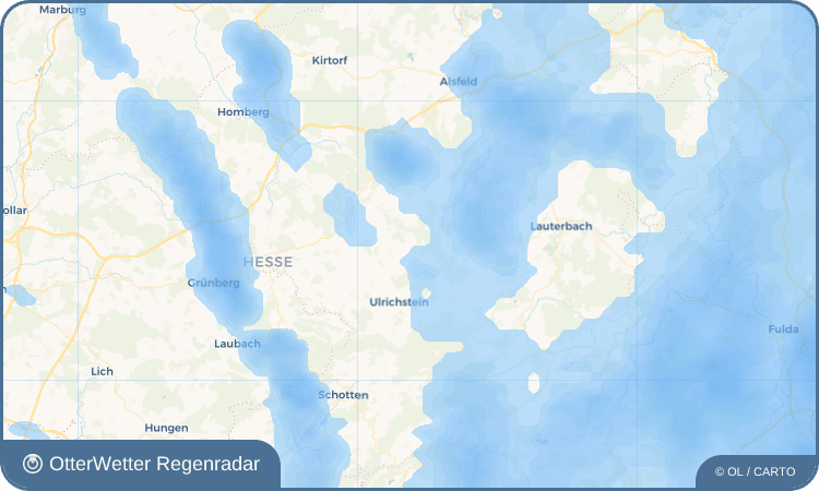 OtterWetter Regenradar-Widget Köddingen