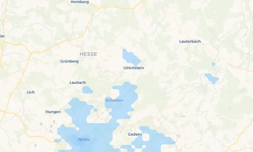 Regenradar Vorschaubild - Aktuelle Niederschläge in Kölzenhain und Umgebung