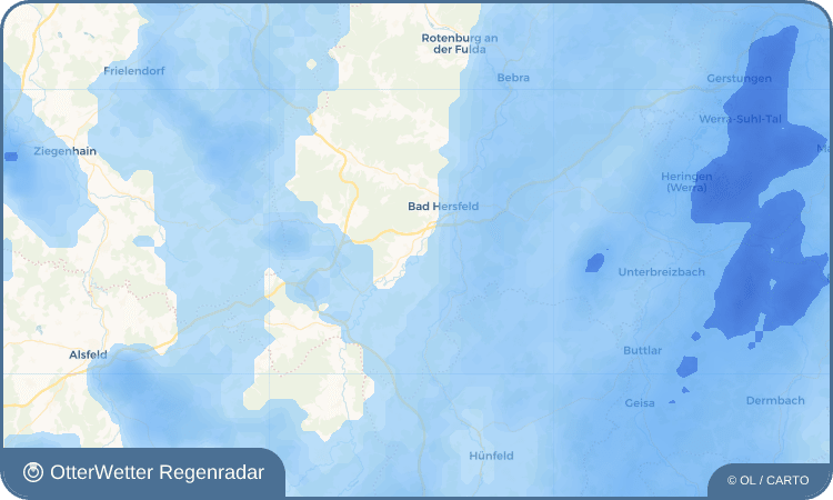 OtterWetter Regenradar-Widget Kohlhausen