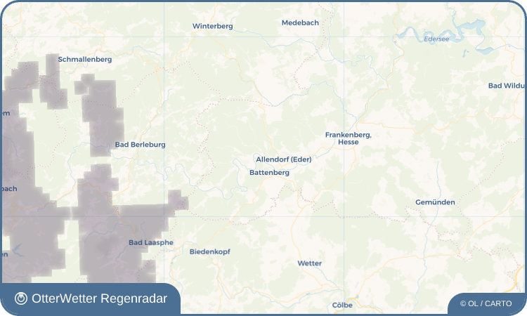 OtterWetter Regenradar-Widget Kröge