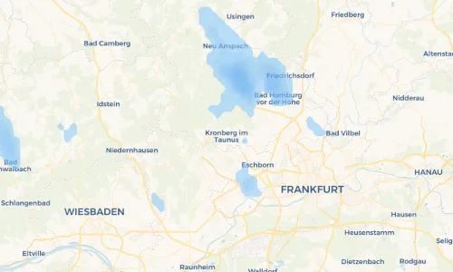 Regenradar Vorschaubild - Aktuelle Niederschläge in Kronberg im Taunus und Umgebung