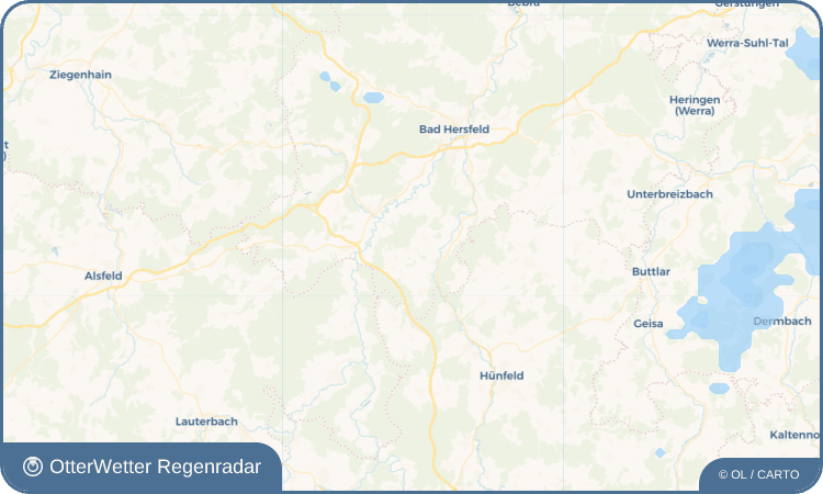 OtterWetter Regenradar-Widget Kruspis