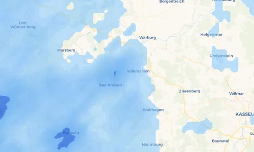 Regenradar Vorschaubild - Aktuelle Niederschläge in Külte und Umgebung