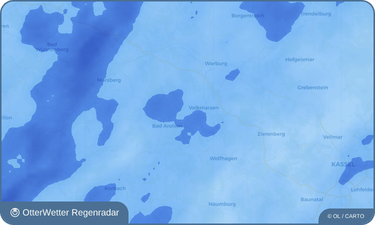 OtterWetter Regenradar-Widget Külte