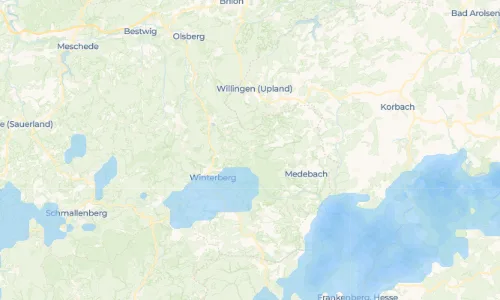Regenradar-Vorschau: aktuelle Niederschläge in Küstelberg und Umgebung