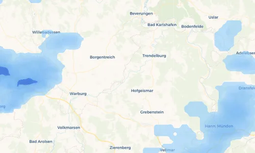 Regenradar Vorschaubild - Aktuelle Niederschläge in Lamerden und Umgebung
