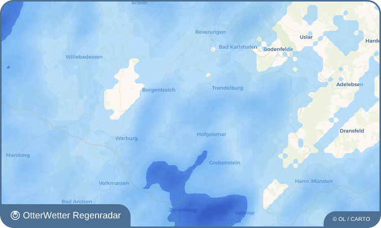 Wetter-Widget-Vorschau mit Vorhersagedaten für Lamerden