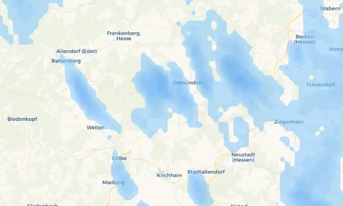 Regenradar Vorschaubild - Aktuelle Niederschläge in Langendorf und Umgebung