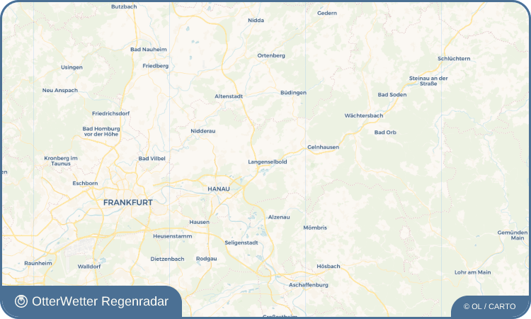 Wetter-Widget-Vorschau mit Vorhersagedaten für Langenselbold