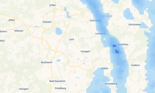 Regenradar Vorschaubild - Aktuelle Niederschläge in Langsdorf und Umgebung