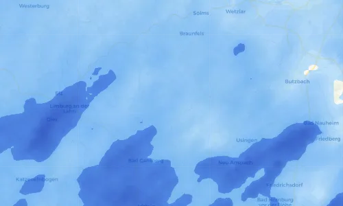Regenradar Vorschaubild - Aktuelle Niederschläge in Laubuseschbach und Umgebung