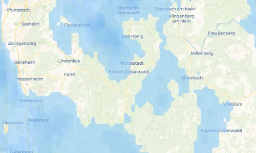 Regenradar Vorschaubild - Aktuelle Niederschläge in Lauerbach und Umgebung