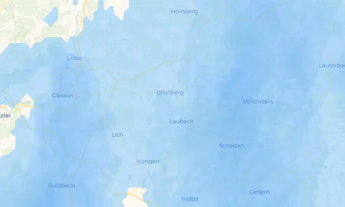 Regenradar Vorschaubild - Aktuelle Niederschläge in Lauter und Umgebung