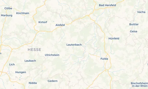 Regenradar Vorschaubild - Aktuelle Niederschläge in Lauterbach und Umgebung
