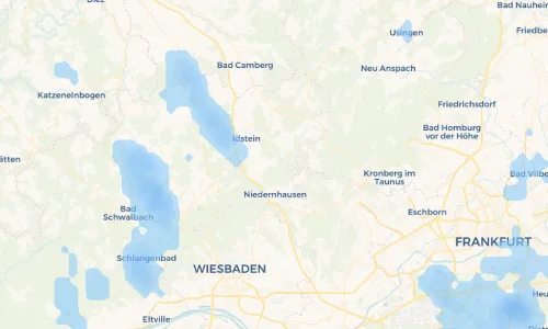 Regenradar Vorschaubild - Aktuelle Niederschläge in Lenzhahn und Umgebung