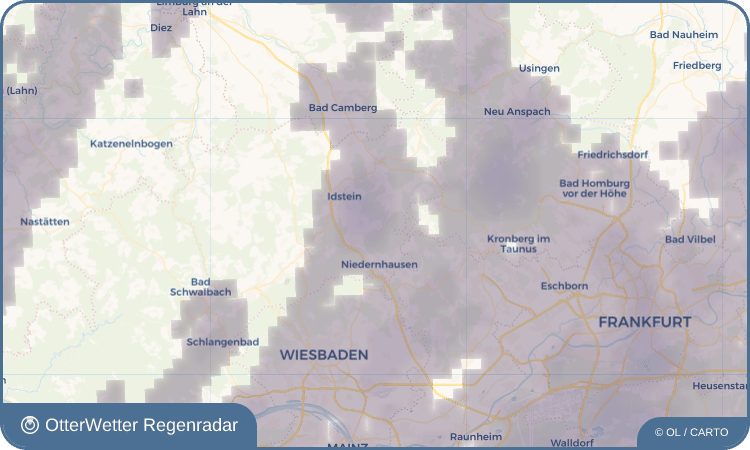 Widget-Vorschau für Lenzhahn Wetter-Widget-Vorschau mit Vorhersagedaten für Lenzhahn