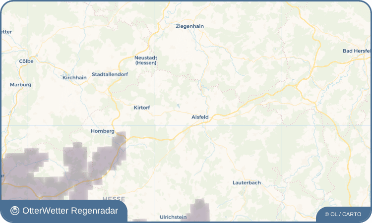 OtterWetter Regenradar-Widget Leusel