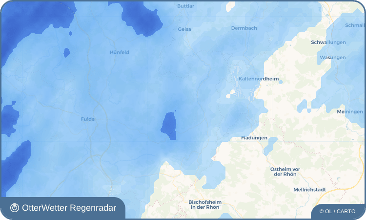 OtterWetter Regenradar-Widget Liebhards