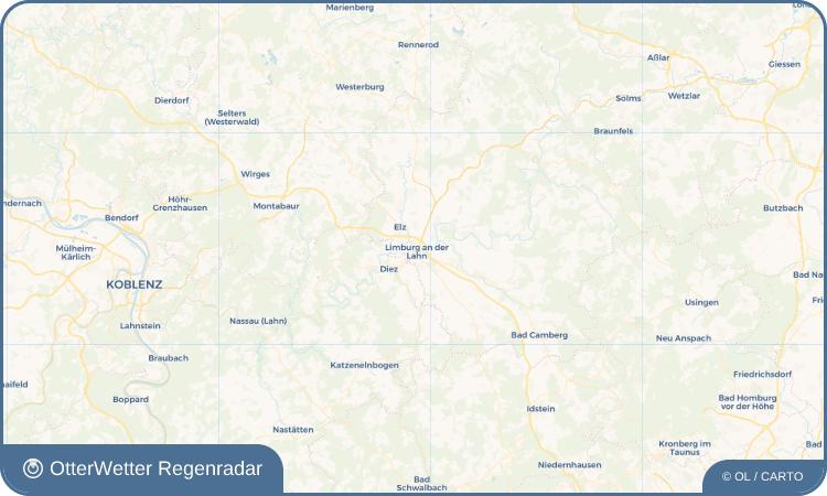 OtterWetter Regenradar-Widget Limburg an der Lahn