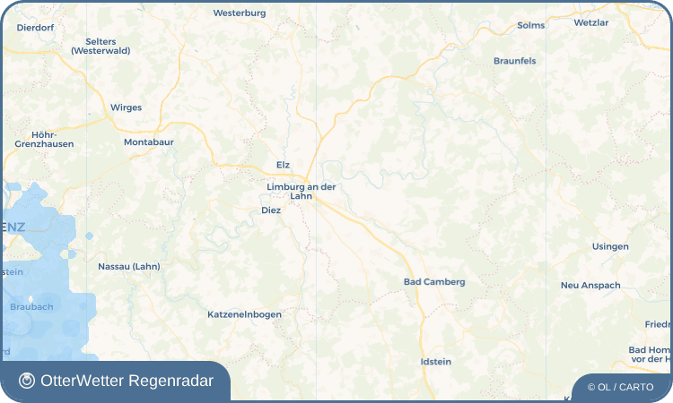 OtterWetter Regenradar-Widget Lindenholzhausen