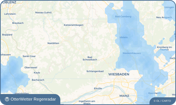 OtterWetter Regenradar-Widget Lindschied
