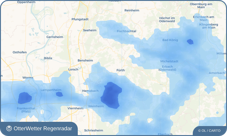 OtterWetter Regenradar-Widget Linnenbach