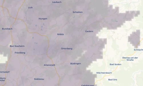 Regenradar Vorschaubild - Aktuelle Niederschläge in Lißberg und Umgebung
